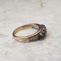 Five Stone Sapphire Ring in 14ct Gold