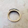 Five Stone Sapphire Ring in 14ct Gold