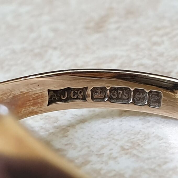 Hematite Centurion Signet Ring in 9ct Gold