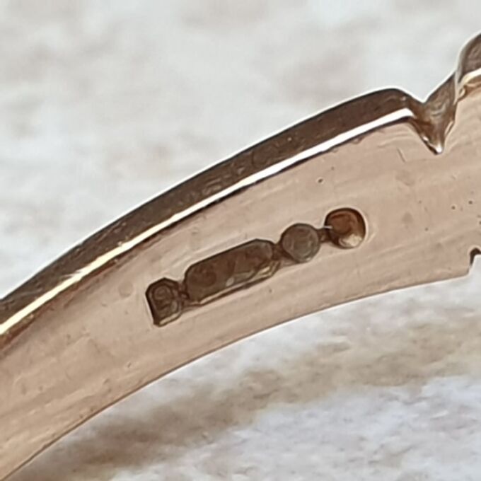 Ornate Garnet Ring in 9ct Gold