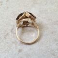 Bold Quartz Buttercup Ring in 9ct Gold