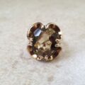 Bold Quartz Buttercup Ring in 9ct Gold