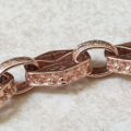 Fancy T Bar Bracelet in 9ct Rose Gold