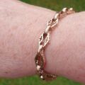 Fancy T Bar Bracelet in 9ct Rose Gold