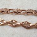 Fancy T Bar Bracelet in 9ct Rose Gold