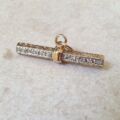 Ornate Albert or T Bar in 9ct Gold