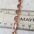 Fancy T Bar Bracelet in 9ct Rose Gold