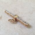 Ornate Albert or T Bar in 9ct Gold