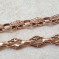 Fancy T Bar Bracelet in 9ct Rose Gold