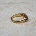 Antique Sapphire & Diamond Ring in 18ct Gold
