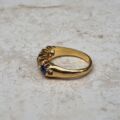 Antique Sapphire & Diamond Ring in 18ct Gold