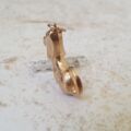 Sitting Hound Dog Pendant in 9ct Gold