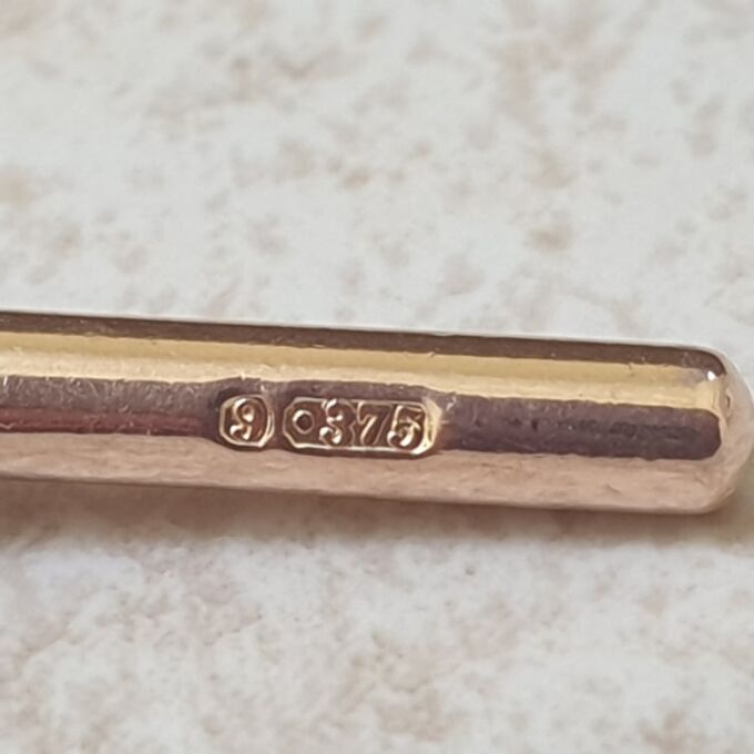 Simple T or Albert Bar in 9ct Rose Gold