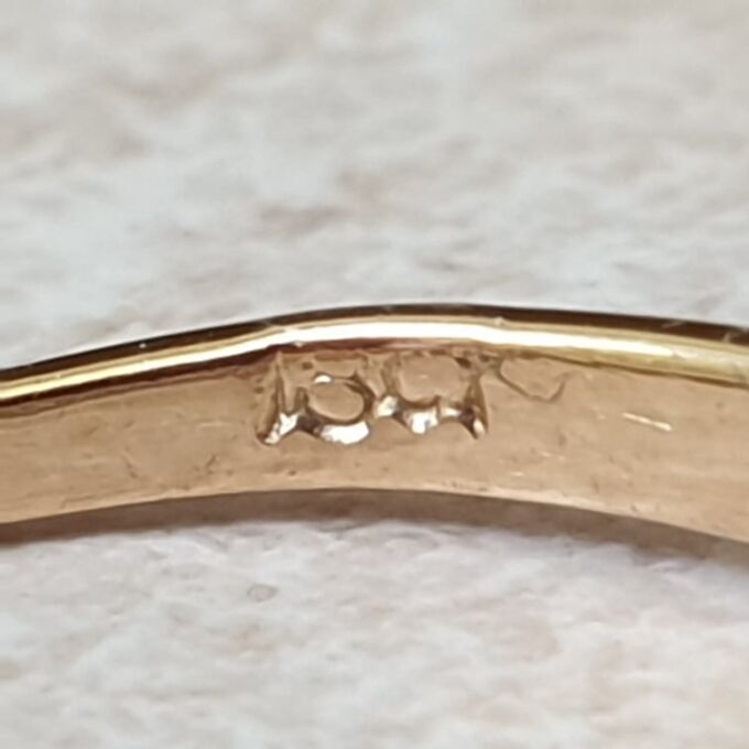 Opal and Garnet Ring in 18ct Gold