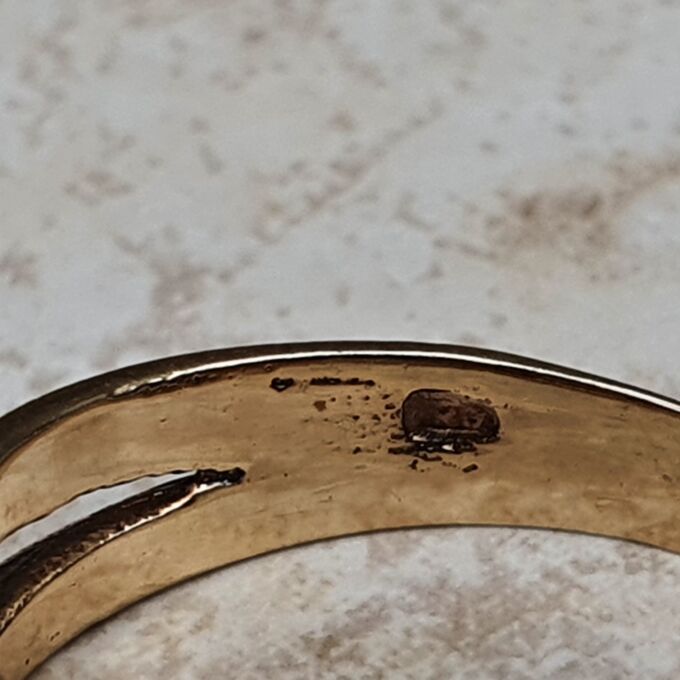 Five Stone Garnet Ring in 9ct Gold