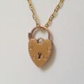 Heart Padlock in 9ct Rose Gold