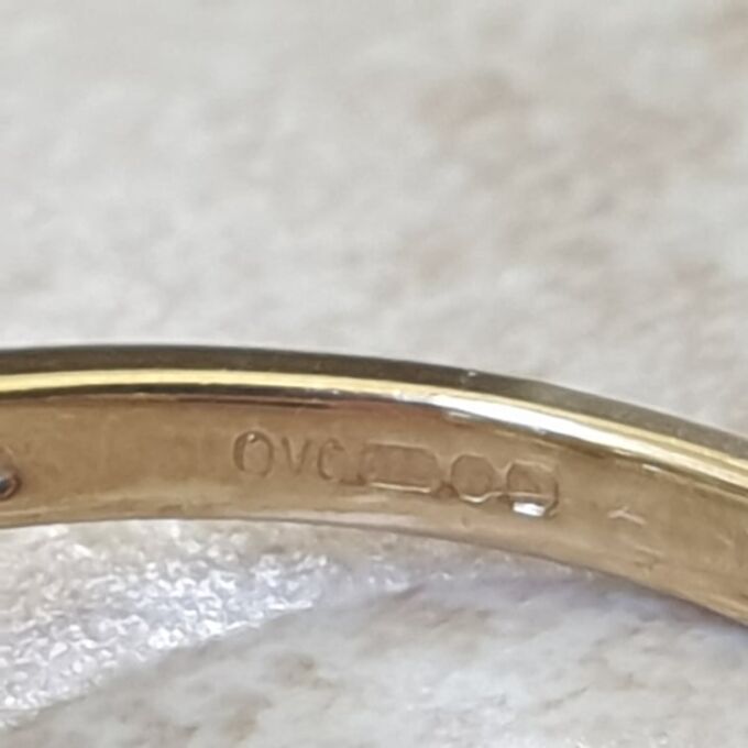 Apatite Flower Cluster Ring in 9ct Gold