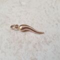 Cornicello Horn charm pendant in 9ct Gold