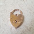 Heart Padlock in 9ct Rose Gold