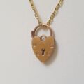 Heart Padlock in 9ct Rose Gold