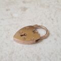 Heart Padlock in 9ct Rose Gold
