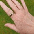 Celtic Knot Band Ring in 9ct Gold