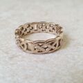 Celtic Knot Band Ring in 9ct Gold