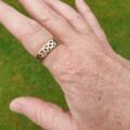 Celtic Knot Band Ring in 9ct Gold