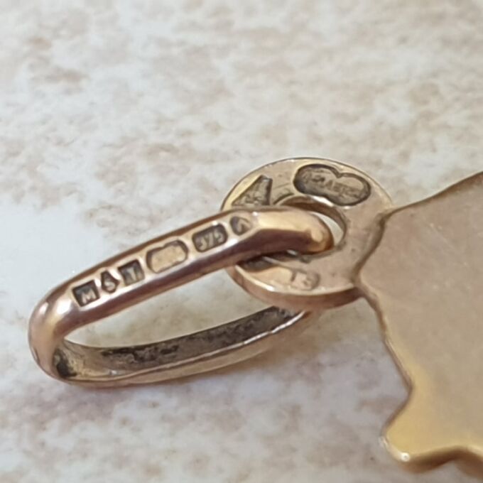 Ladybird Charm Pendant in 9ct Gold