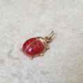 Ladybird Charm Pendant in 9ct Gold