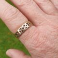 Celtic Knot Band Ring in 9ct Gold