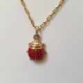 Ladybird Charm Pendant in 9ct Gold