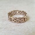 Celtic Knot Band Ring in 9ct Gold
