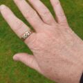 Celtic Knot Band Ring in 9ct Gold