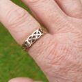 Celtic Knot Band Ring in 9ct Gold