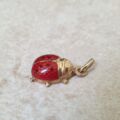 Ladybird Charm Pendant in 9ct Gold