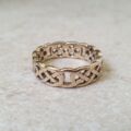 Celtic Knot Band Ring in 9ct Gold