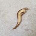 Large Cornicello Horn in 9ct Gold