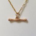 Albert or T Bar in 9ct Rose Gold