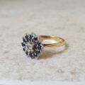 Striking Sapphire and Diamond Ring in 18ct Gold