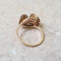 Pearl Toi et Moi Ring in 9ct Gold