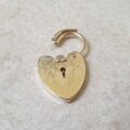 Engraved Padlock in 9ct Gold