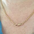 Edwardian Rolo or Belcher Chain with Dog Clip
