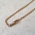 Edwardian Rolo or Belcher Chain with Dog Clip