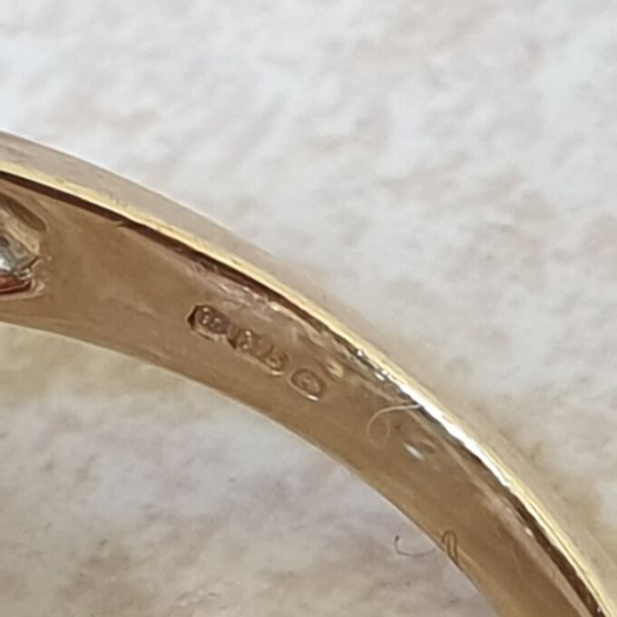 Statement Blue Topaz Ring in 9ct Gold