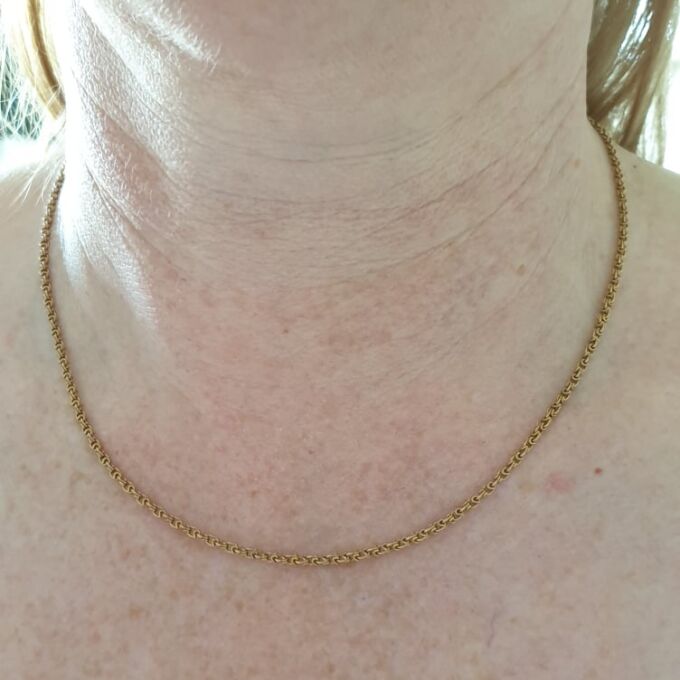 Edwardian Fancy Link Chain in 9ct Rose Gold