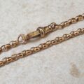 Edwardian Rolo or Belcher Chain with Dog Clip