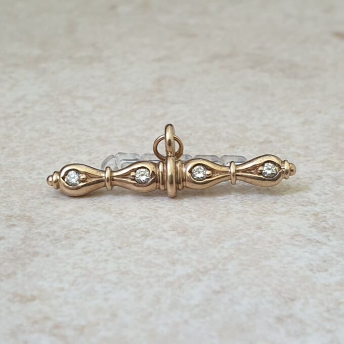 Fancy Albert or T Bar in 9ct Gold