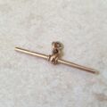 Old Plain Albert or T Bar in 9ct Gold