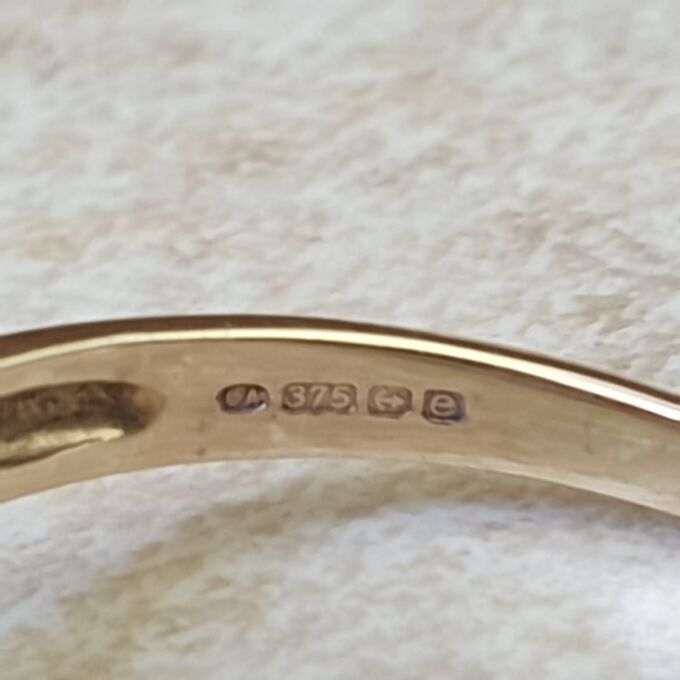 Opal and Garnet Boat Ring in 9ct Gold